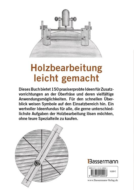 Produktbild: Tipps f&uuml;r die Oberfr&auml;se - 150 Zusatzvorrichtungen zum Nachbauen. 450 Detailzeichnungen