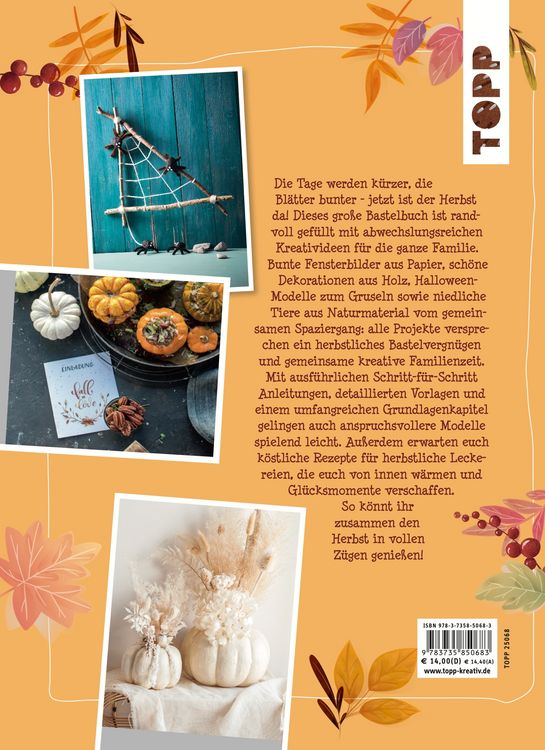 Produktbild: Jetzt ist Herbst! Fr&ouml;hliche Bastelideen f&uuml;r die bunte Jahreszeit