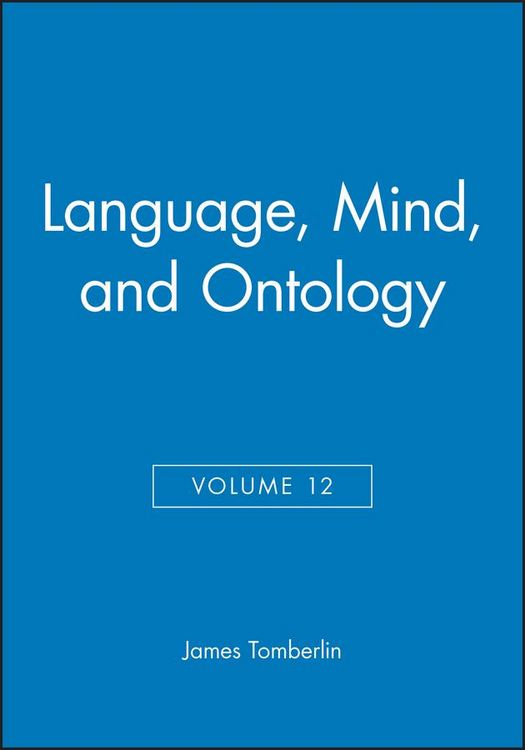 Produktbild: Tomberlin, J: Language, Mind, and Ontology, Volume 12