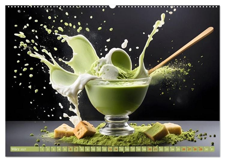 Produktbild: Lifestyle Matcha - Hot und Cool (Wandkalender 2027 DIN A2 quer), CALVENDO Monatskalender