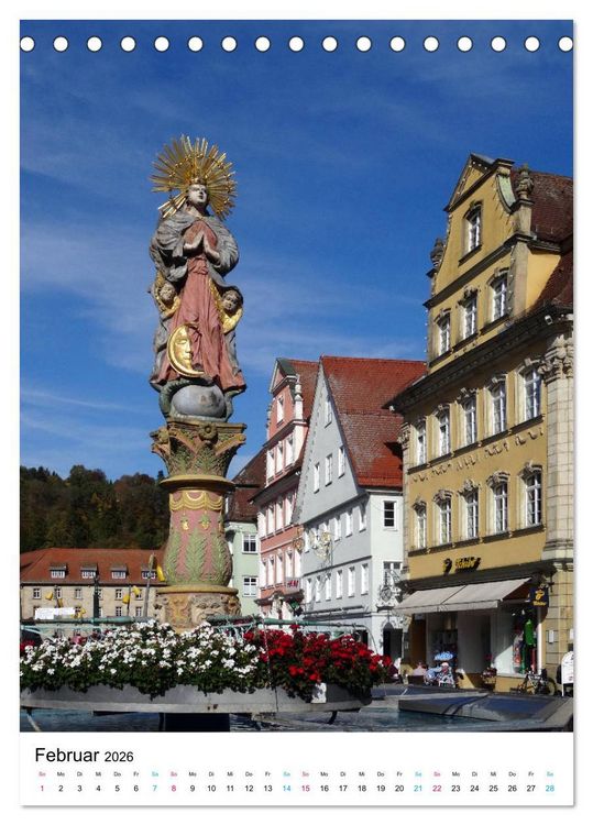 Produktbild: Stauferstadt Schw&auml;bisch Gm&uuml;nd (Tischkalender 2026 DIN A5 hoch), CALVENDO Monatskalender