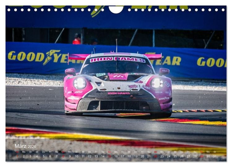 Produktbild: Motorsportkunst aus Weissach (Wandkalender 2026 DIN A4 quer), CALVENDO Monatskalender