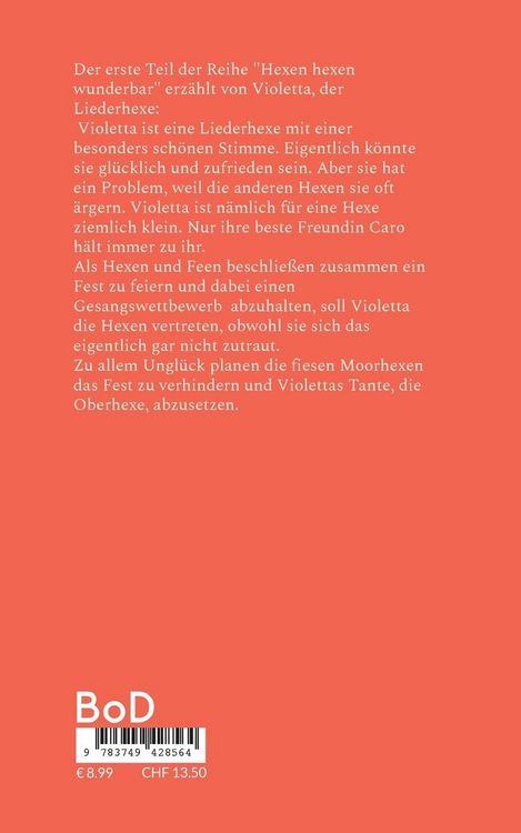 Produktbild: Violetta, die Liederhexe