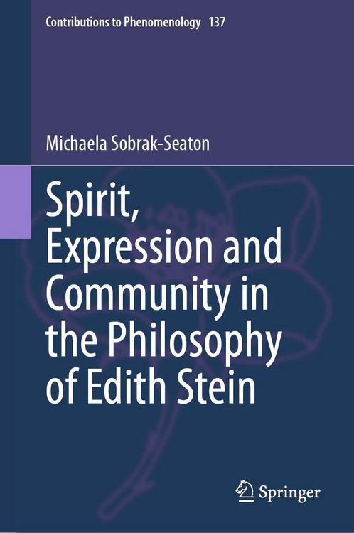 Produktbild: Spirit, Expression and Community in the Philosophy of Edith Stein