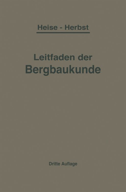 Produktbild: Kurzer Leitfaden der Bergbaukunde
