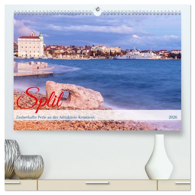 Produktbild: Split - Zauberhafte Perle an der Adriak&uuml;ste Kroatiens (hochwertiger Premium Wandkalender 2026 DIN A2 quer), Kunstdruck in Hochglanz