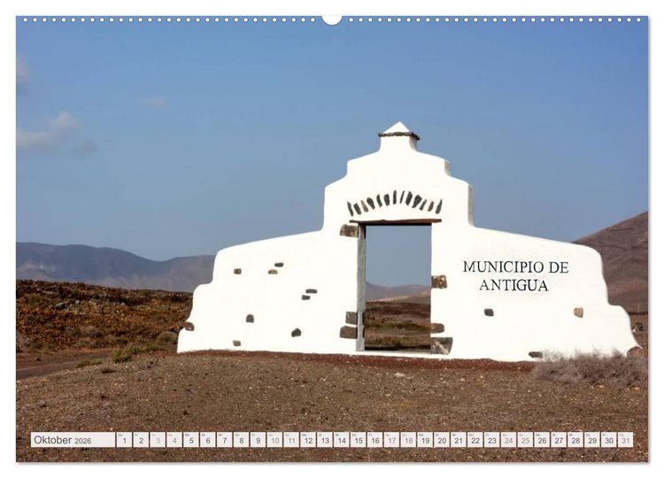 Produktbild: Fuerteventura (Wandkalender 2026 DIN A2 quer), CALVENDO Monatskalender