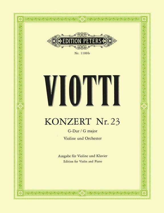Produktbild: Battista Viotti, G: Concerto No. 23 in G