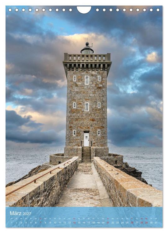 Produktbild: Bonjour Bretagne (Wandkalender 2027 DIN A4 hoch), CALVENDO Monatskalender