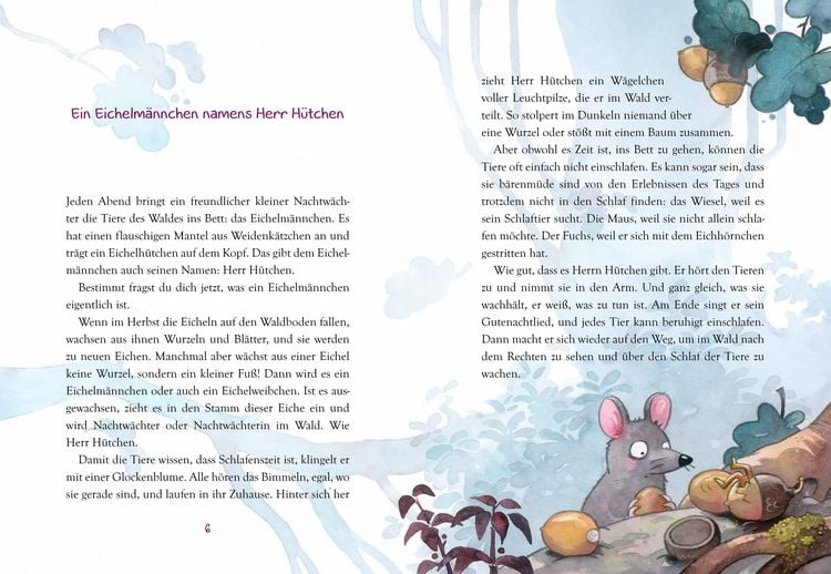 Produktbild: Herr H&uuml;tchen sagt Gute Nacht - Einschlaf-Geschichten aus dem Wald (Band 1)