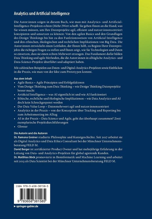 Produktbild: Analytics und Artificial Intelligence