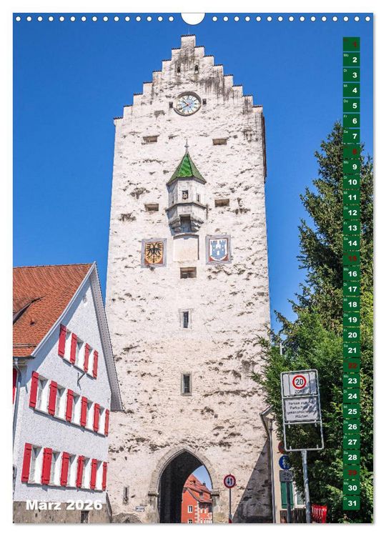 Produktbild: Ravensburg, Stadt der T&uuml;rme (Wandkalender 2026 DIN A3 hoch), CALVENDO Monatskalender