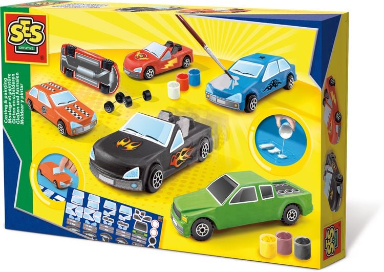 Produktbild: SES CREATIVE Gips- und Malset Autos Gie&szlig;en und Anmalen