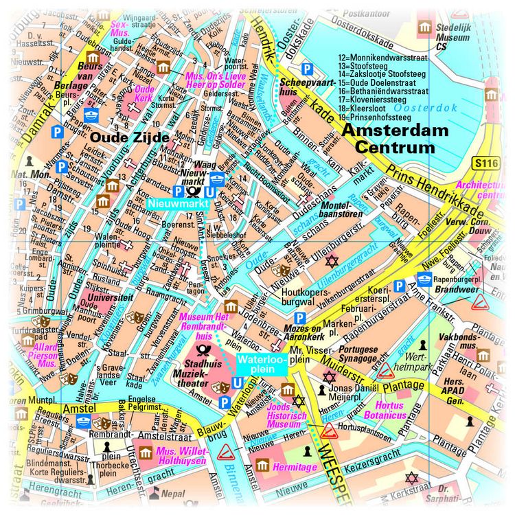 Produktbild: Publicpress Stadtplan Amsterdam 1:14.000