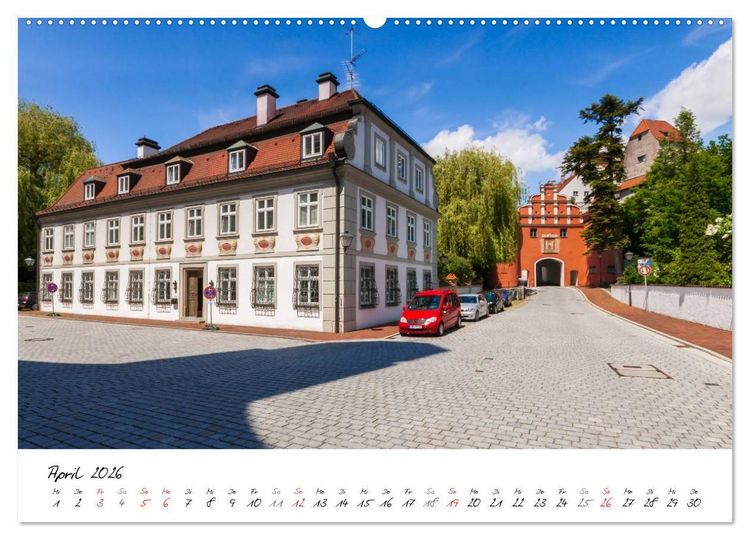 Produktbild: Romantisches Neuburg an der Donau (hochwertiger Premium Wandkalender 2026 DIN A2 quer), Kunstdruck in Hochglanz