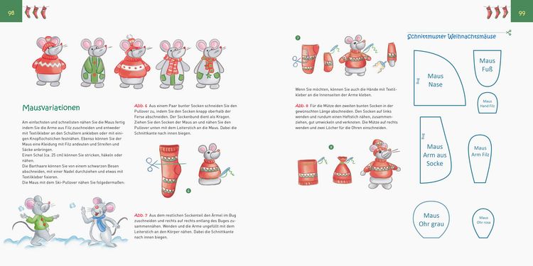 Produktbild: Niedliche Sockenfiguren