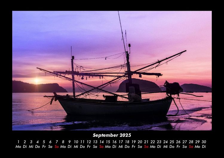 Produktbild: Sonnenuntergang 2025 Fotokalender DIN A3