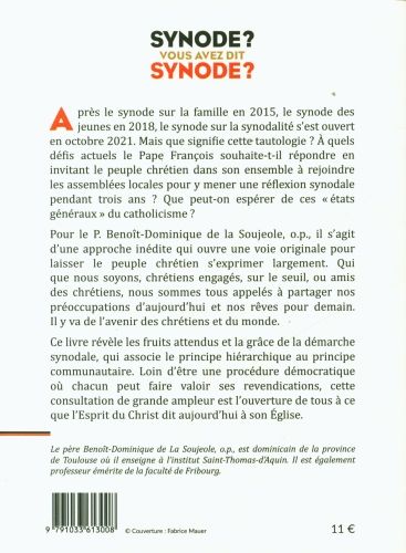 Produktbild: Synode ? Vous avez dit synode ?
