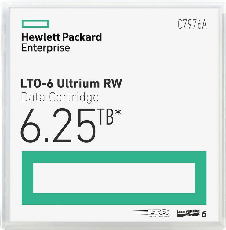 Produktbild: HP LTO Ultrium-6 Cartridge C7976A