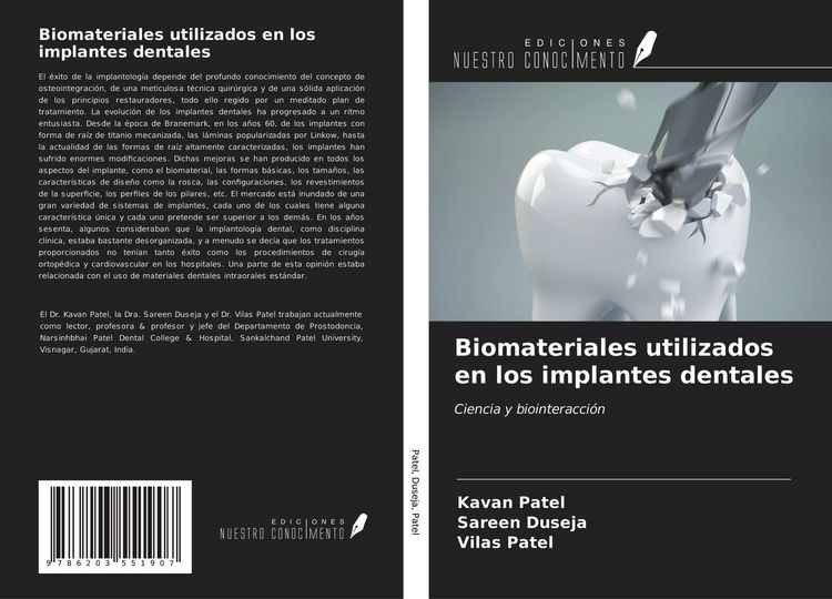 Produktbild: Biomateriales utilizados en los implantes dentales