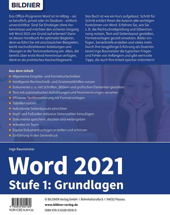 Produktbild: Word 2021 - Stufe 1: Grundlagen