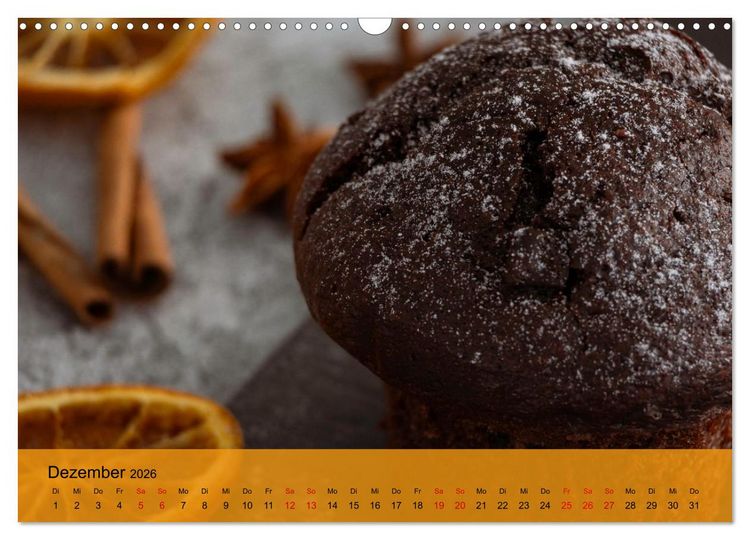 Produktbild: Jeden Monat lecker (Wandkalender 2026 DIN A3 quer), CALVENDO Monatskalender