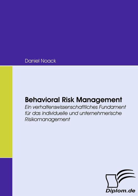 Produktbild: Behavioral Risk Management