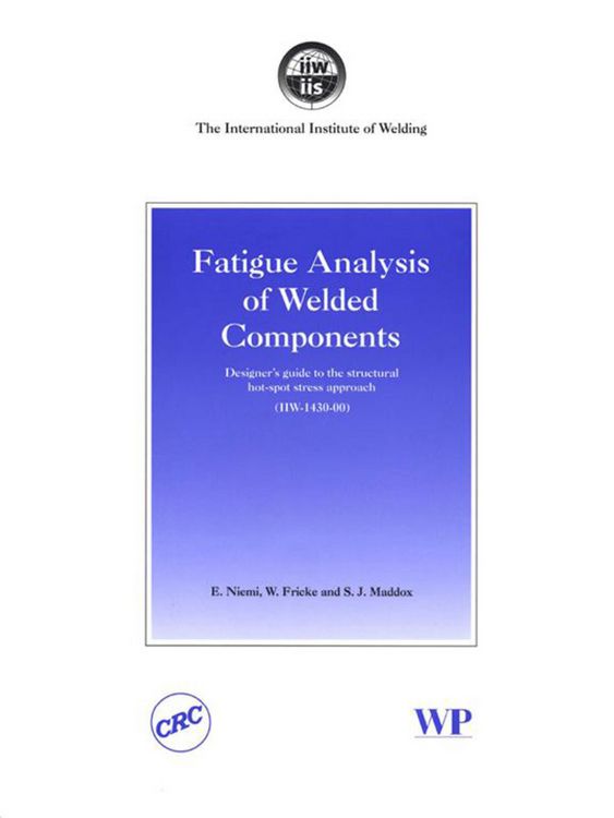 Produktbild: Fatigue Analysis of Welded Components