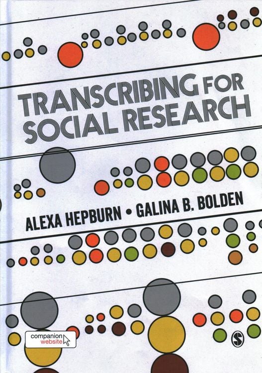 Produktbild: Transcribing for Social Research