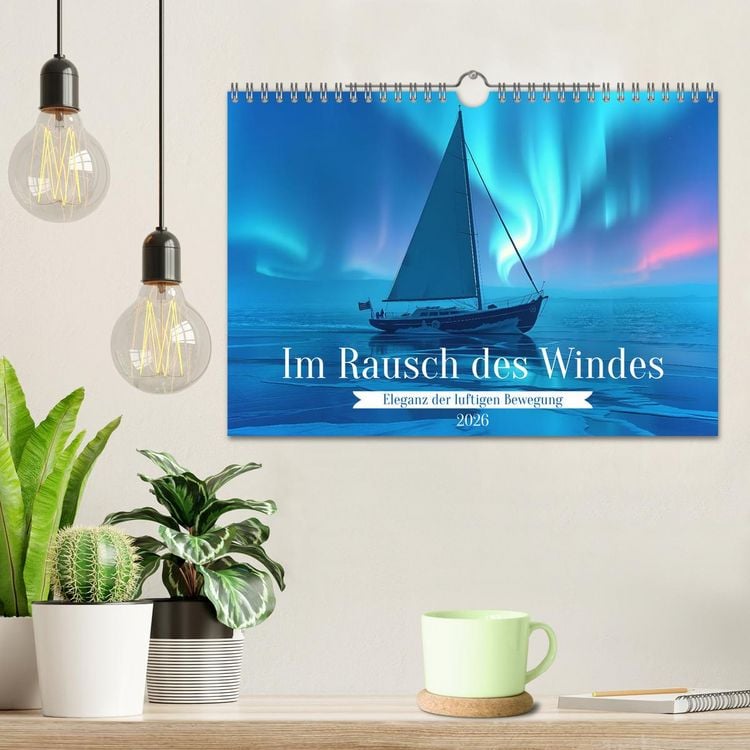 Produktbild: Im Rausch des Windes (Wandkalender 2026 DIN A4 quer), CALVENDO Monatskalender