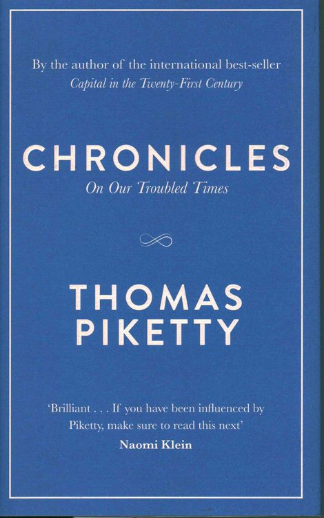 Produktbild: Piketty, T: Chronicles