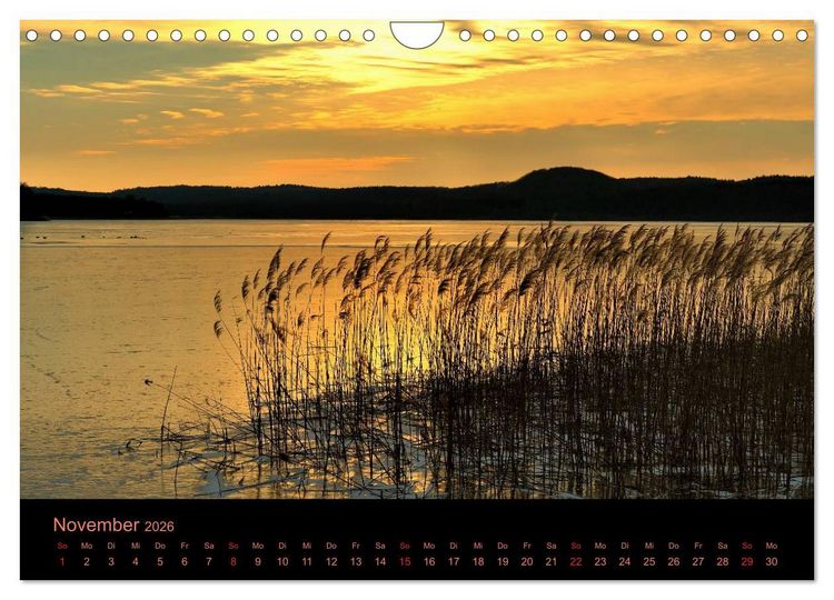 Produktbild: Sonnenuntergang (Wandkalender 2026 DIN A4 quer), CALVENDO Monatskalender