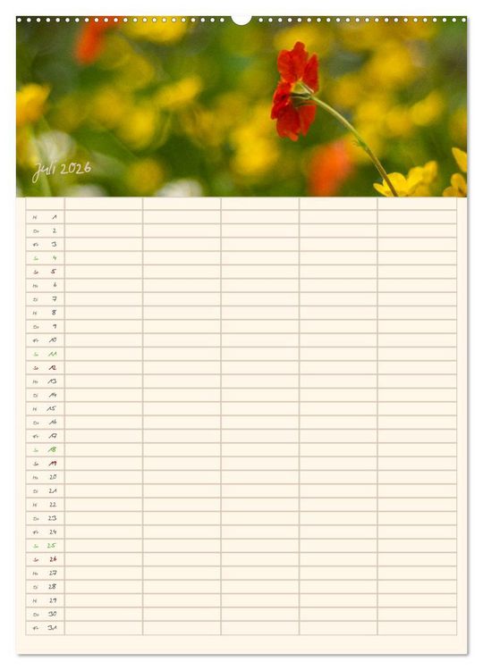 Produktbild: Mit Blick in den Garten (hochwertiger Premium Wandkalender 2026 DIN A2 hoch), Kunstdruck in Hochglanz