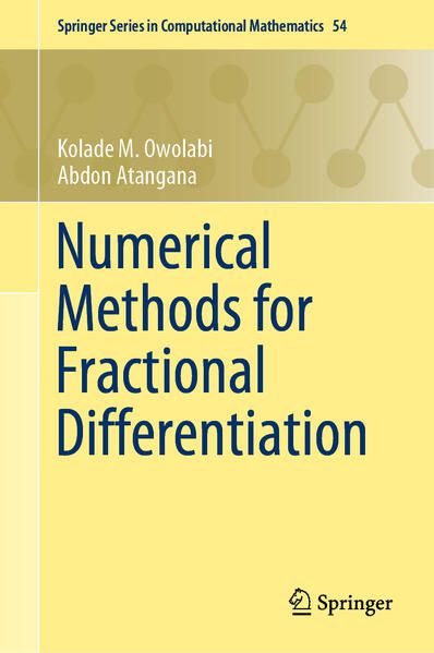 Produktbild: Numerical Methods for Fractional Differentiation