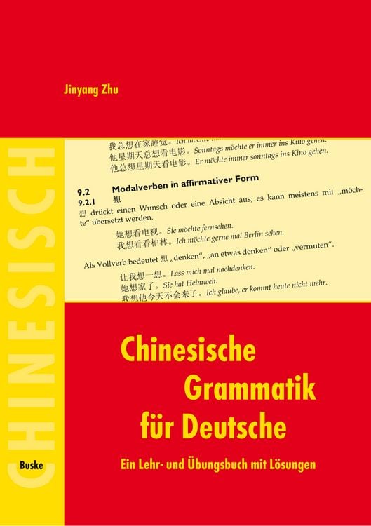 Produktbild: Chinesische Grammatik f&uuml;r Deutsche