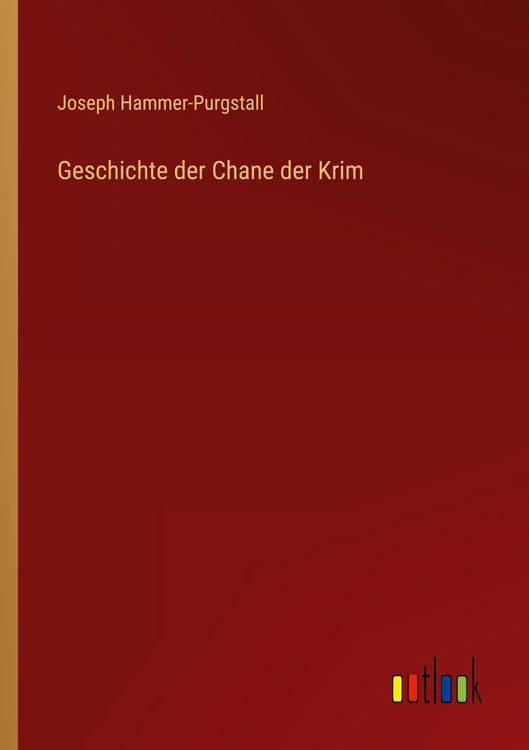 Produktbild: Geschichte der Chane der Krim