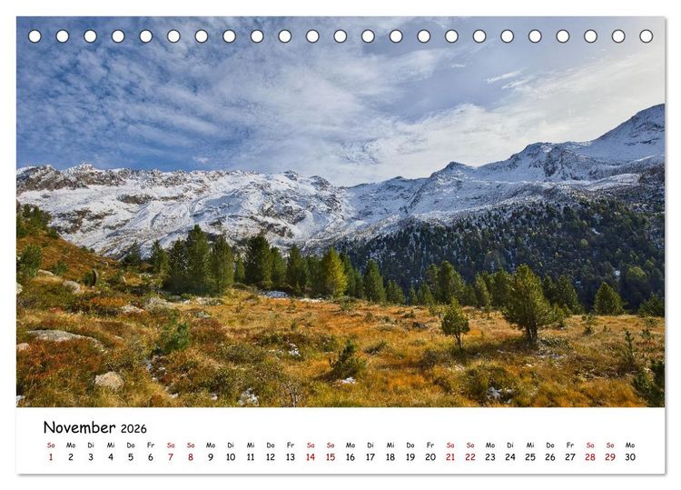Produktbild: Zwischen Gipfeln und Geschichte - Der Vinschgau in Bildern (Tischkalender 2026 DIN A5 quer), CALVENDO Monatskalender