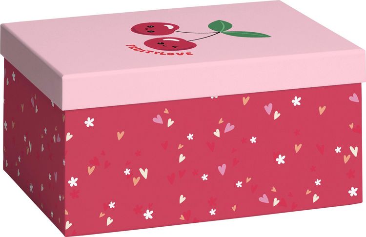 Produktbild: Geschenkbox A5+ Yumi rot dunkel