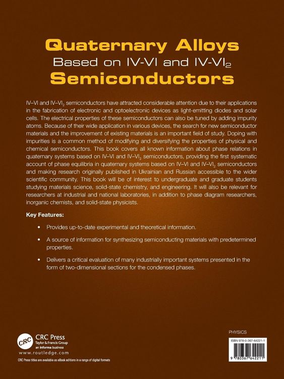 Produktbild: Quaternary Alloys Based on IV-VI and IV-VI2 Semiconductors