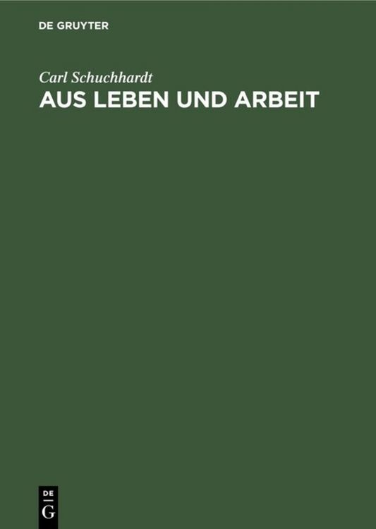 Produktbild: Aus Leben und Arbeit