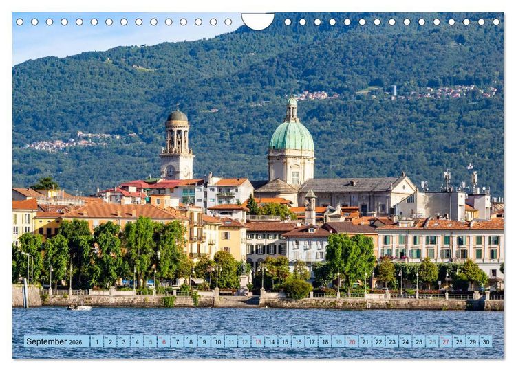 Produktbild: Italiens romantische Seen (Wandkalender 2026 DIN A4 quer), CALVENDO Monatskalender
