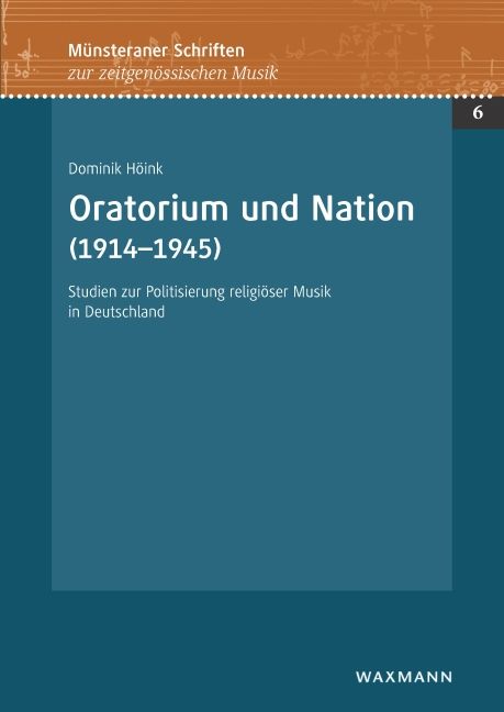 Produktbild: Oratorium und Nation (1914&ndash;1945)
