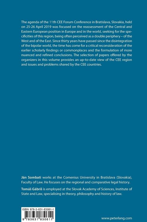 Produktbild: Central and Eastern Europe as a Double Periphery?