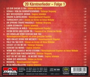 Produktbild: Beliebte K&auml;rntner Ch&ouml;re singen ihre sch&ouml;nsten Lied