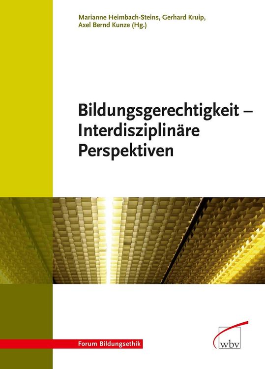 Produktbild: Bildungsgerechtigkeit - Interdisziplin&auml;re Perspektiven