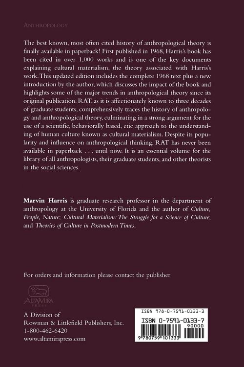 Produktbild: Rise of Anthropological Theory