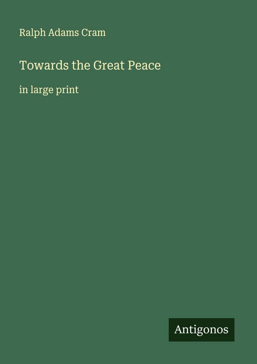 Produktbild: Towards the Great Peace