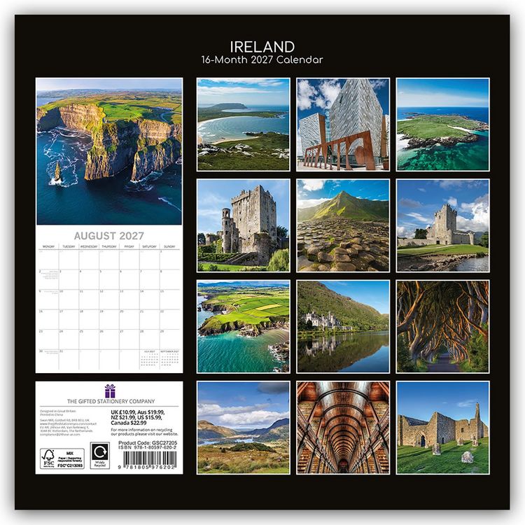 Produktbild: Ireland &ndash; Irland 2027 &ndash; 16-Monatskalender