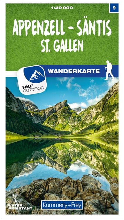 Bild vom Artikel Appenzell - Säntis / St. Gallen 09 Wanderkarte 1:40 000 matt laminiert vom Autor 