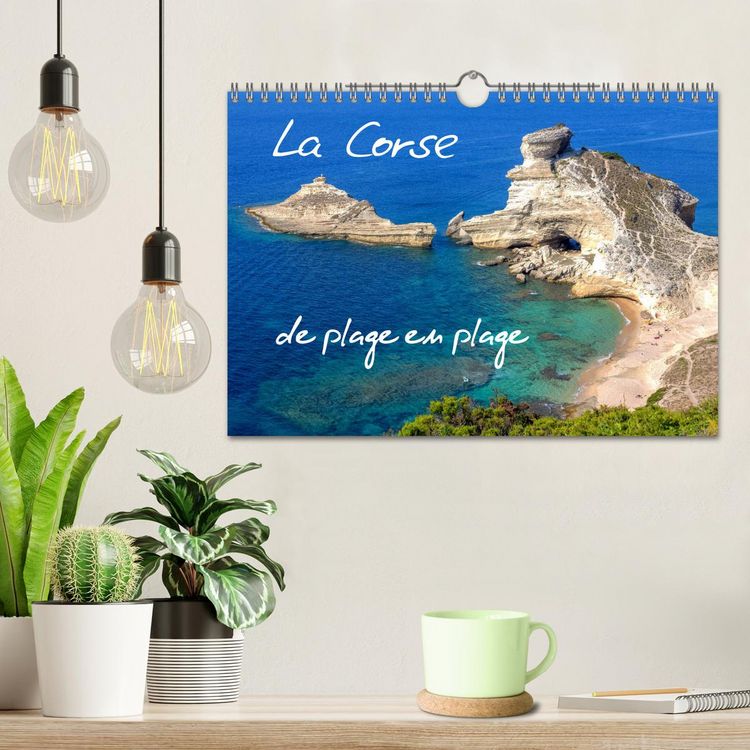Produktbild: La Corse de plage en plage (Calendrier mural 2026 DIN A4 vertical), CALVENDO calendrier mensuel